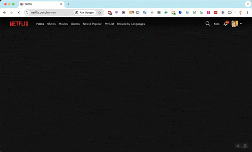 Exporting a Netflix watchlist with the Netflix Watch List Manager extension